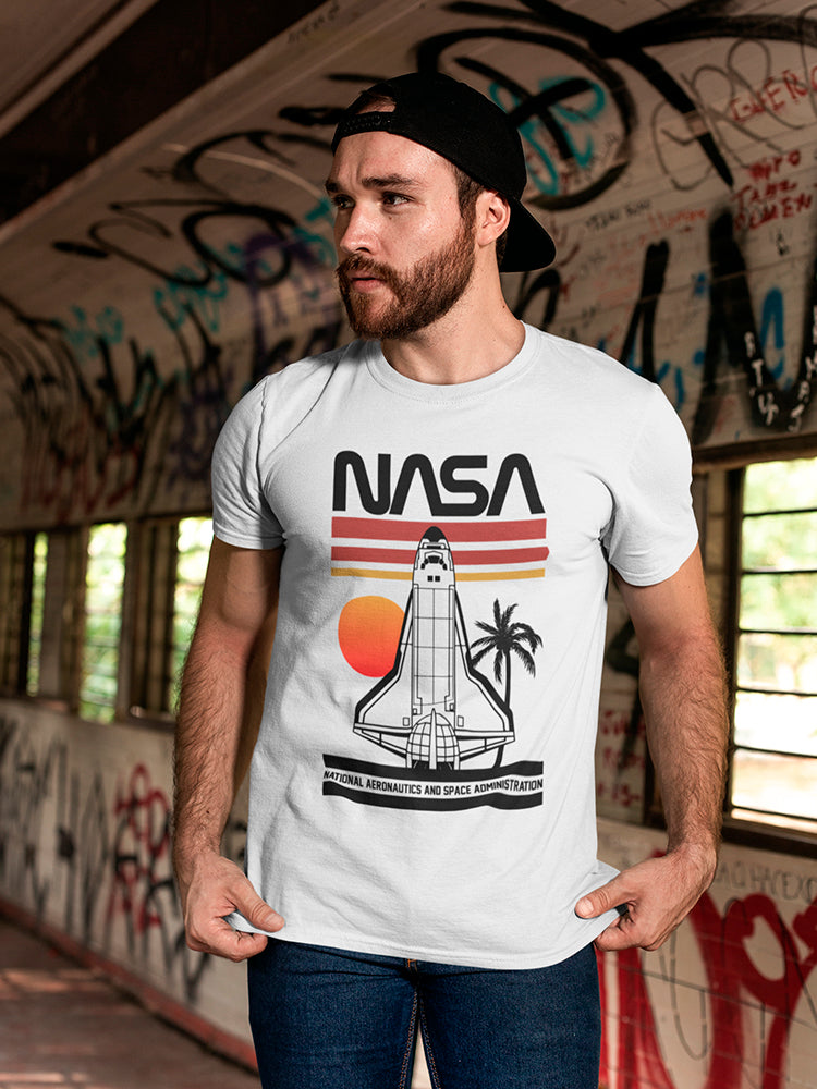 Nasa Space Ship Men's T-shirt - Picture 2 of 9