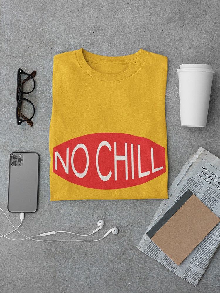 No Chill Red Logo Men's T-shirt - Picture 3 of 15