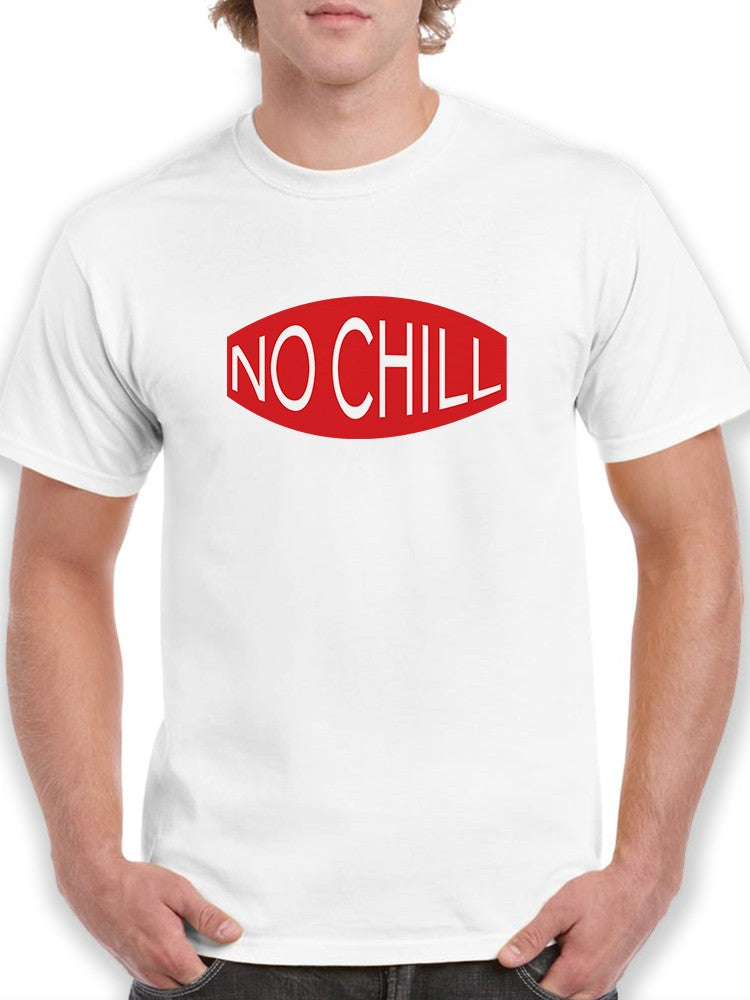 No Chill Red Logo Men's T-shirt - Picture 7 of 15