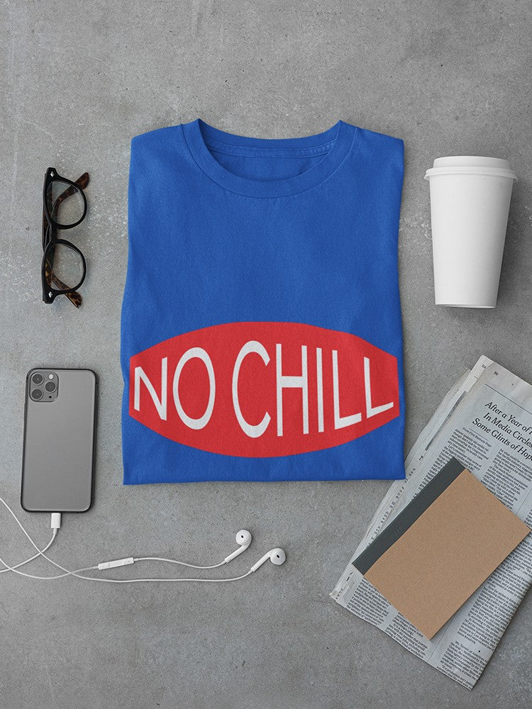 No Chill Red Logo Men's T-shirt - Picture 9 of 15