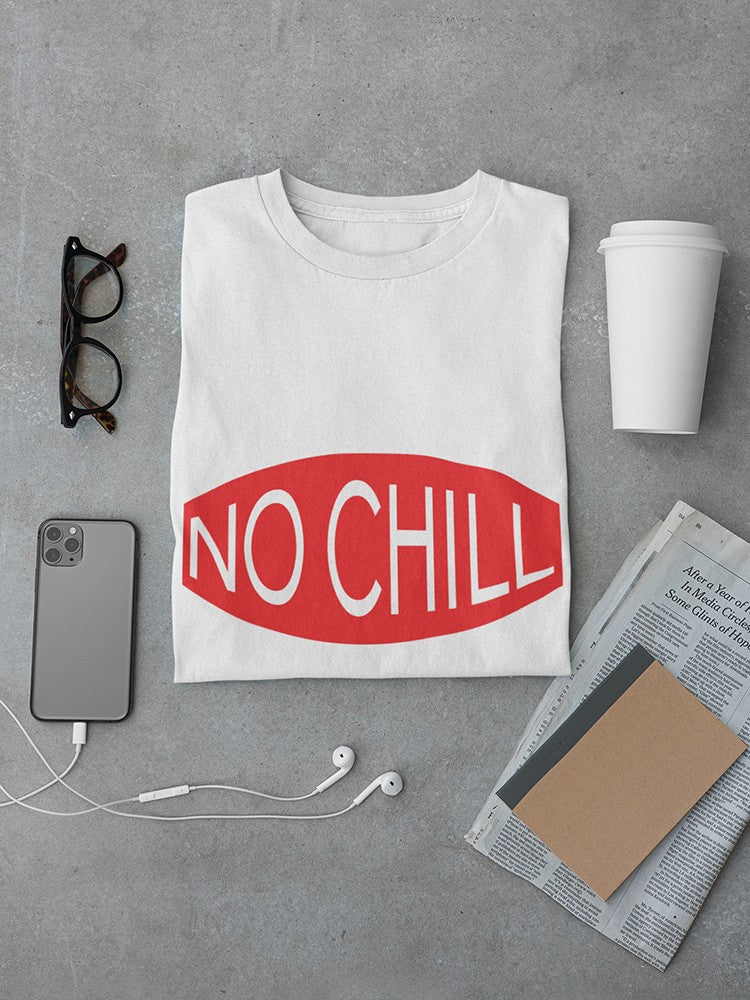 No Chill Red Logo Men's T-shirt - Picture 10 of 15