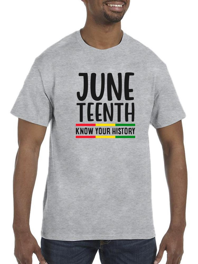 Juneteenth Celebration Text T-shirt -SmartPrintsInk Designs - Picture 2 of 11