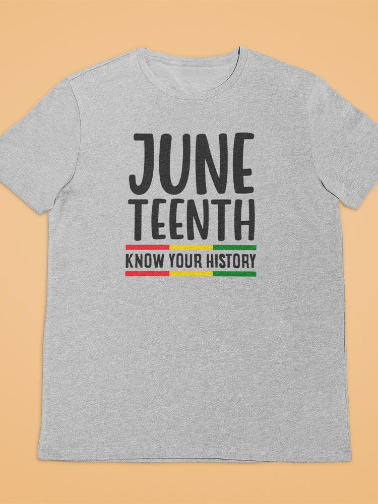 Juneteenth Celebration Text T-shirt -SmartPrintsInk Designs - Picture 3 of 11