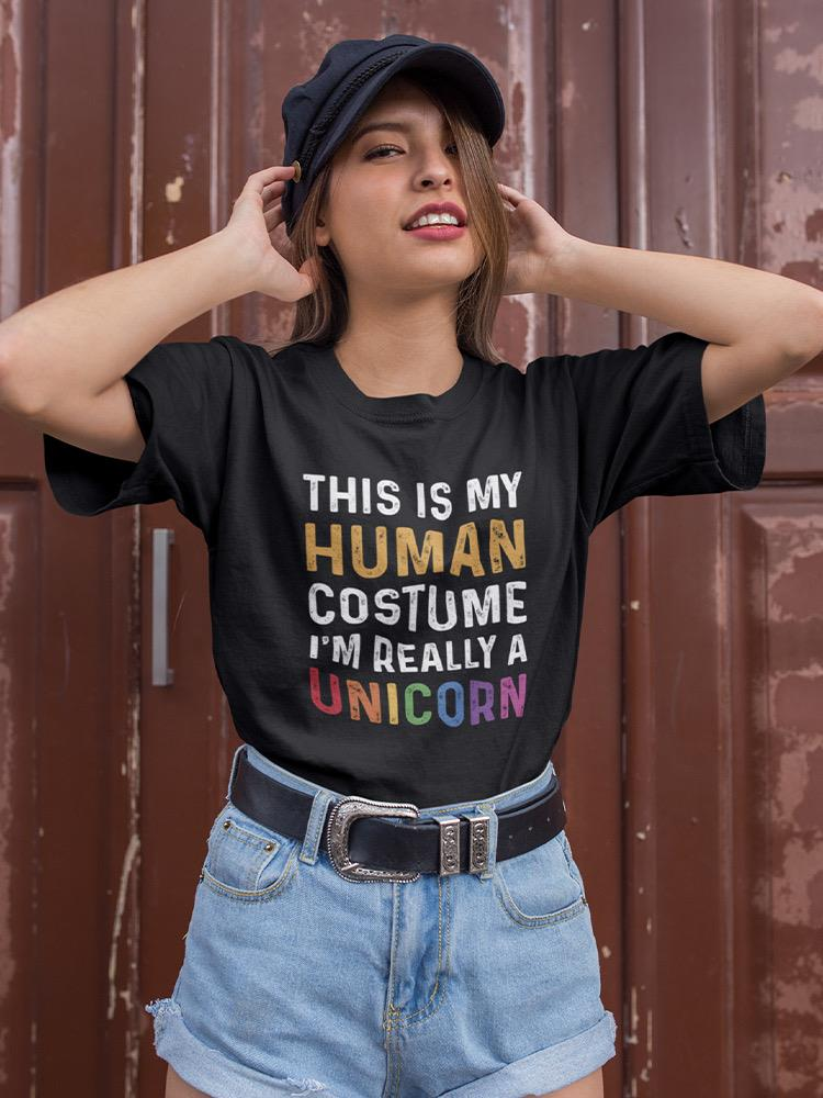 I'm Really A Unicorn T-shirt -SmartPrintsInk Designs - Bild 4 von 15