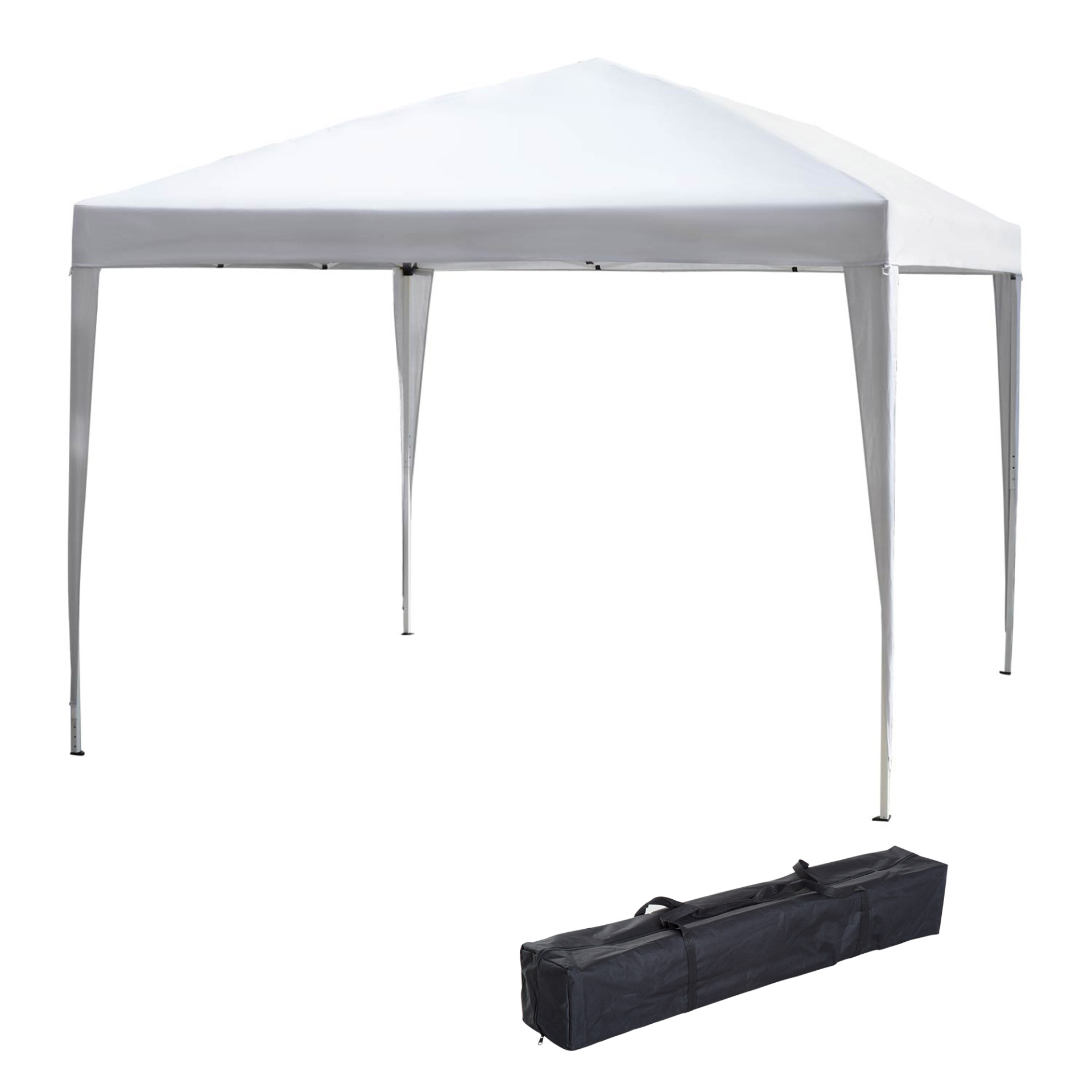 Outsunny 3 x 3M Garden Pop Up Gazebo Height Adjustable Marquee Party Tent Weddin