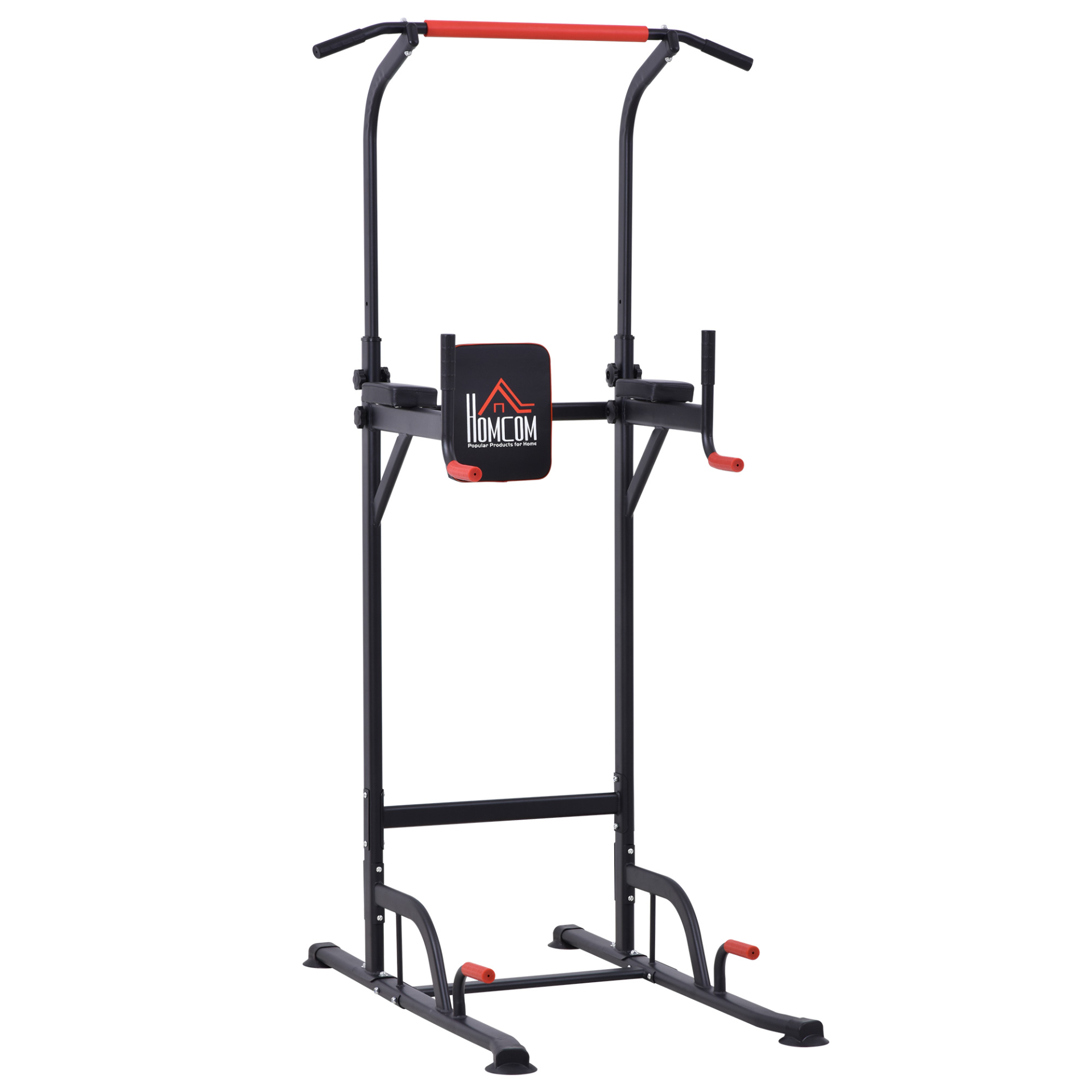 HOMCOM Power Tower Station Pull Up Bar for Home Office Gym Training Workout Equi