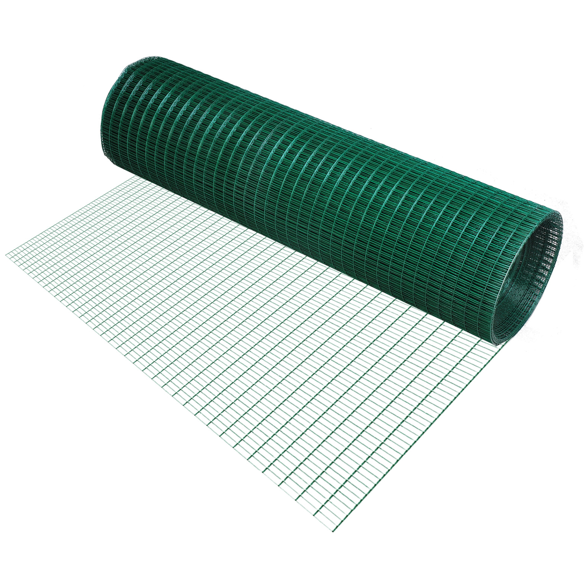 PVC Coated Welded Wire Mesh Fencing 30L x 0.9H m Mesh Size: 2.54L x 1.27H cm.