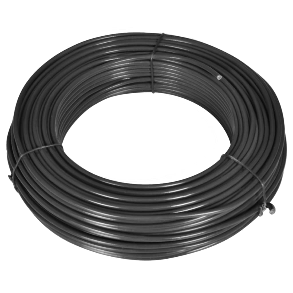 Alambre de línea de valla 262,5' 0,08"/0,12" acero gris - Imagen 1 de 2