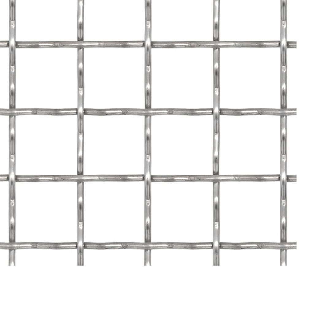 Crimped Garden Wire Fence Stainless Steel 39.4"x33.5" 0.8"x0.8"x0.1" - Picture 3 of 3