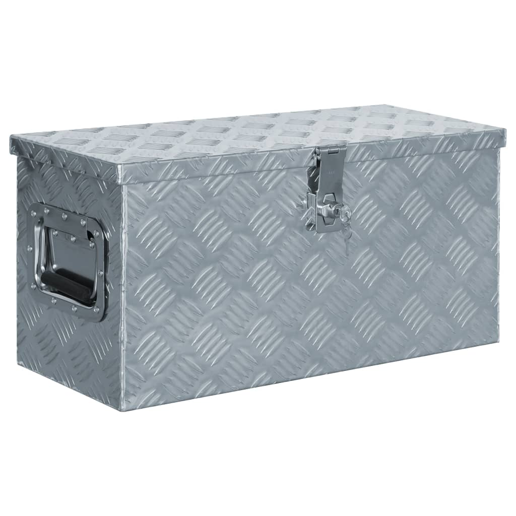 Aluminum Box 24.2"x10.4"x11.8" Silver - Picture 1 of 7