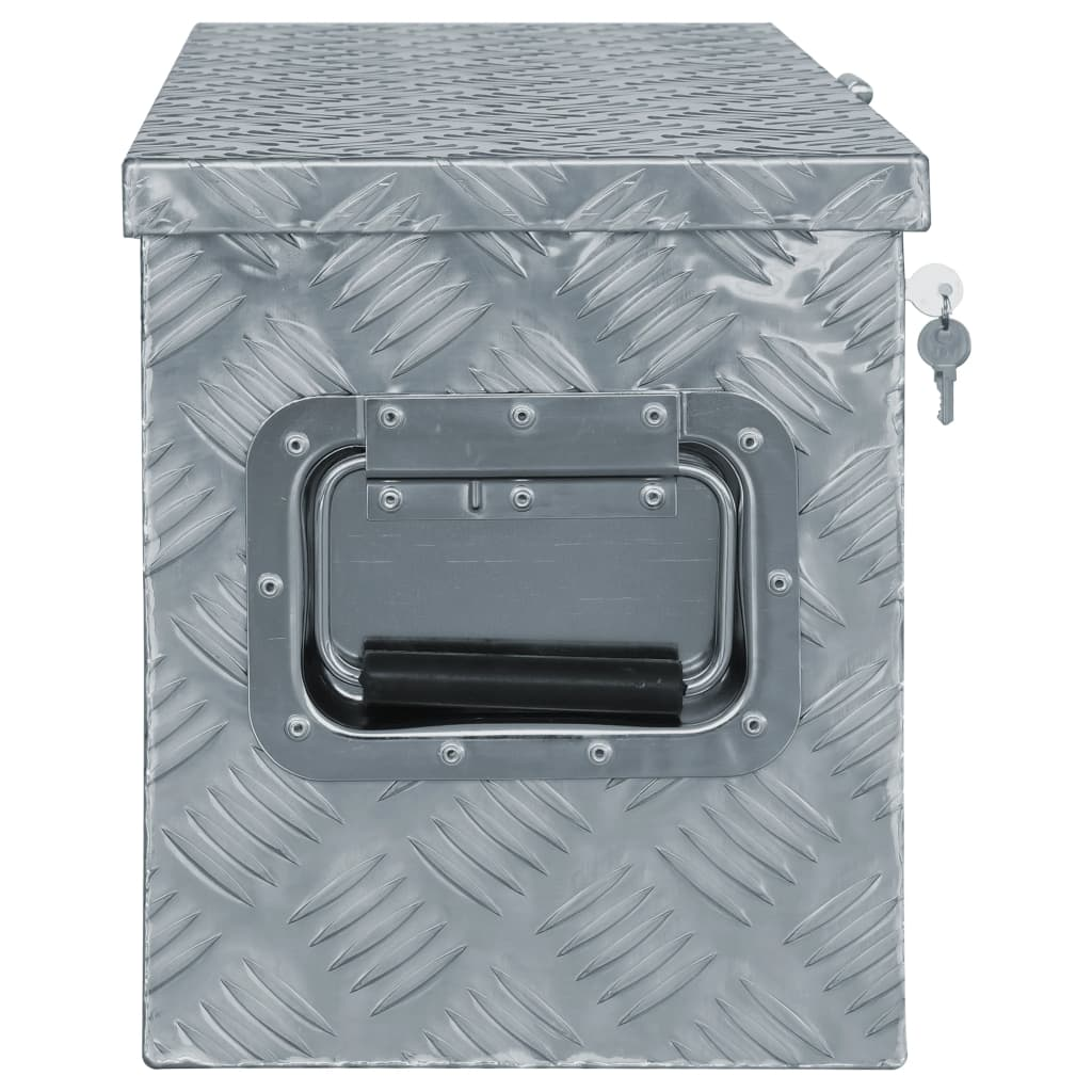 Aluminum Box 24.2"x10.4"x11.8" Silver - Picture 2 of 7