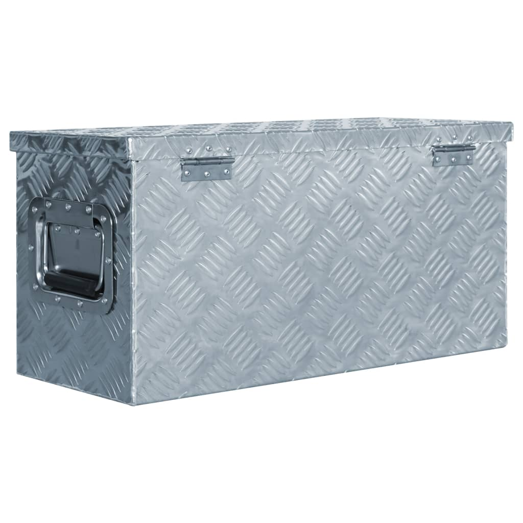 Aluminum Box 24.2"x10.4"x11.8" Silver - Picture 3 of 7