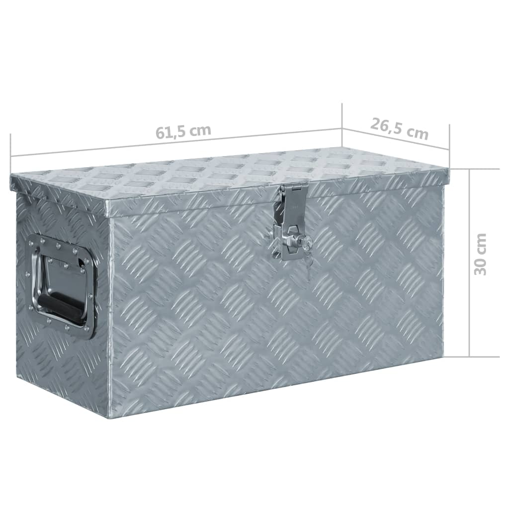 Aluminum Box 24.2"x10.4"x11.8" Silver - Picture 7 of 7