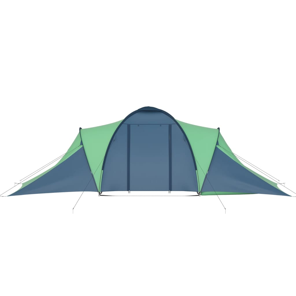 Camping Tent 6 Persons Blue and Green - Picture 4 of 11