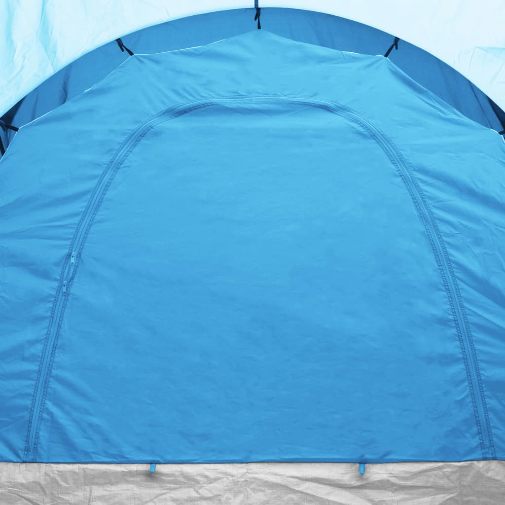 Camping Tent 6 Persons Blue and Light Blue - Picture 7 of 11