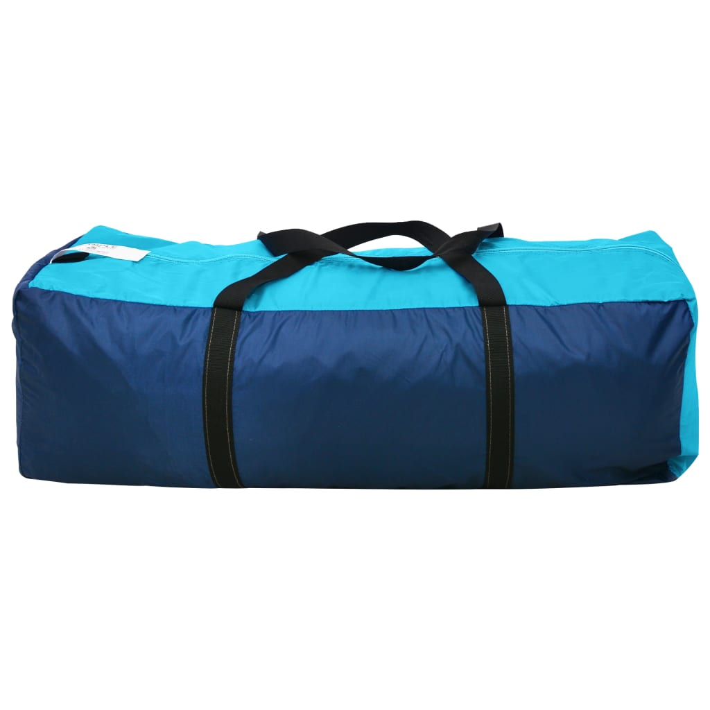 Camping Tent 6 Persons Blue and Light Blue - Picture 9 of 11