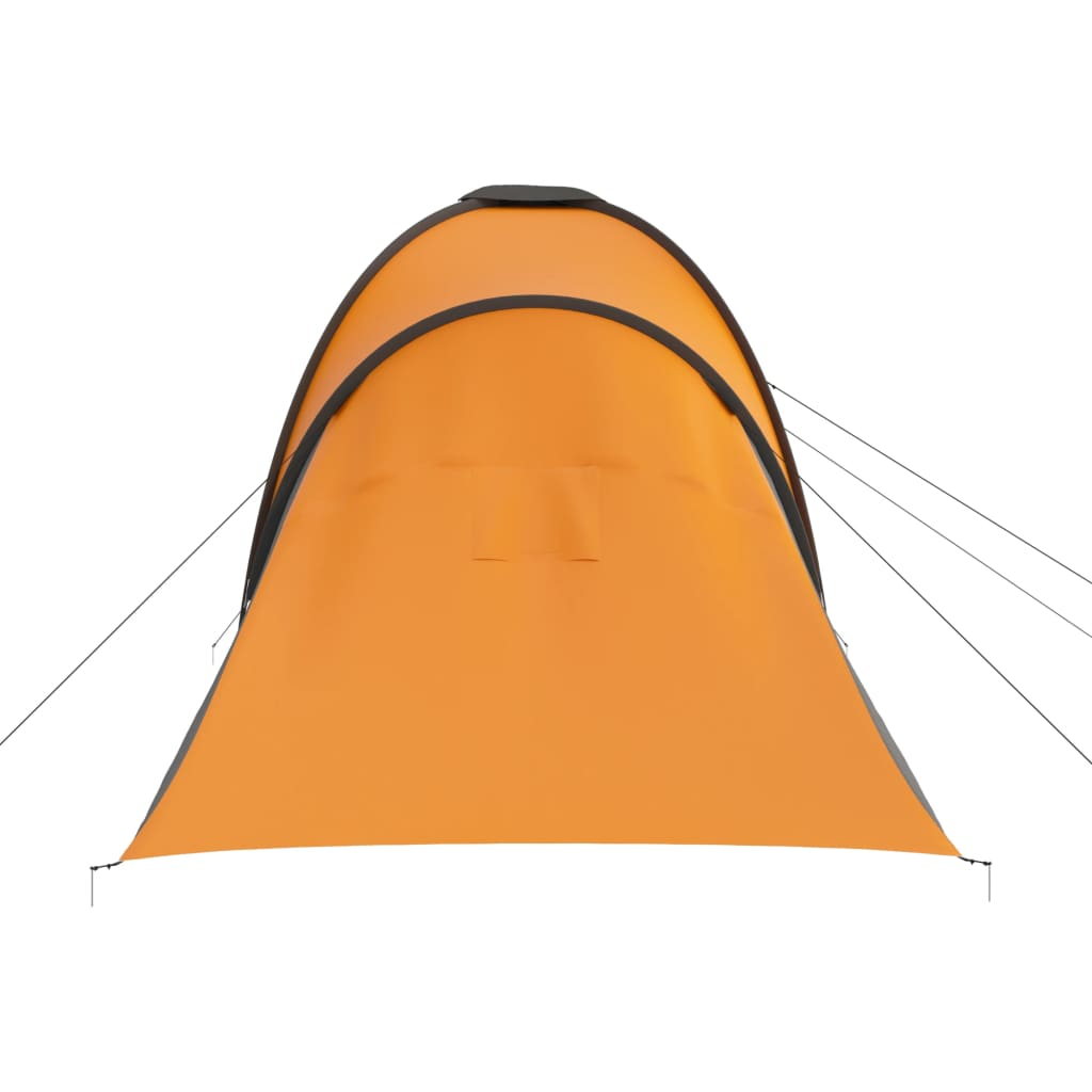 Campingzelt 6 Personen grau und orange - Bild 5 von 11