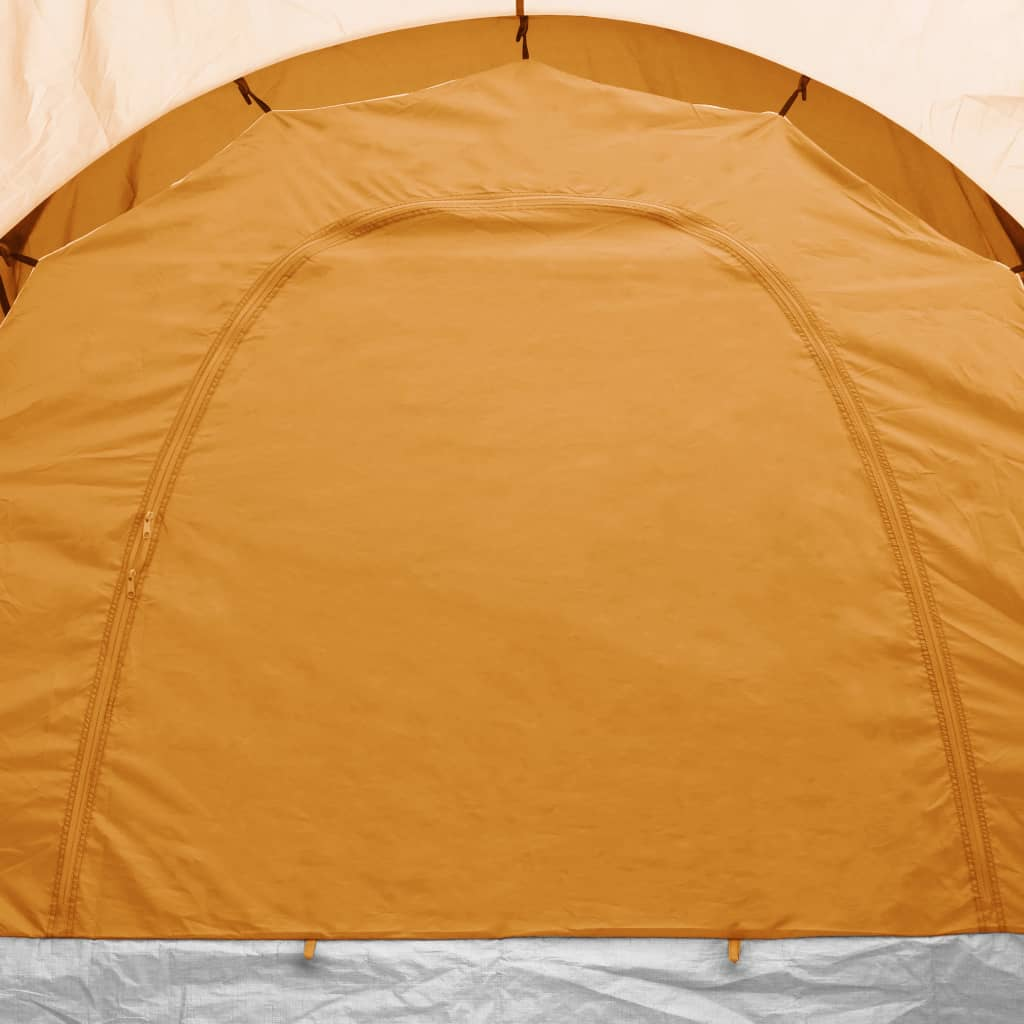 Campingzelt 6 Personen grau und orange - Bild 7 von 11