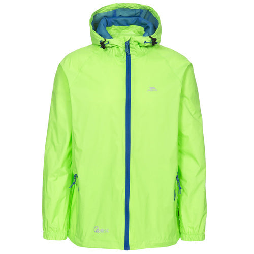 Mens Trespass Waterproof Jacket Packaway Lightweight Raincoat - Picture 3 of 16