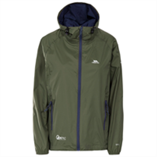 Mens Trespass Waterproof Jacket Packaway Lightweight Raincoat - Picture 16 of 16