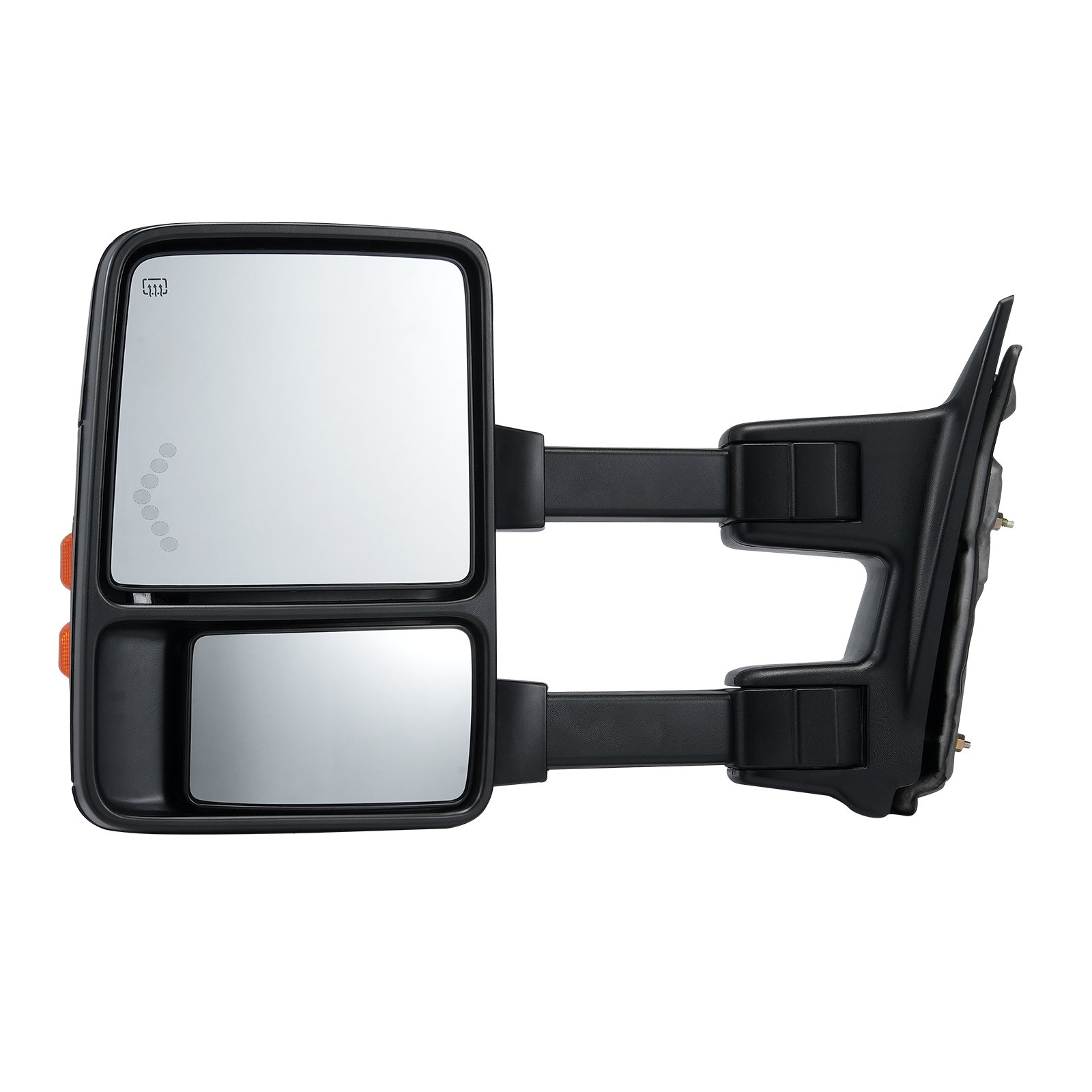 Towing Mirrors for 2008-2016 Ford F250 F350 F450 F550, Power Heated Signal Light - Picture 11 of 12