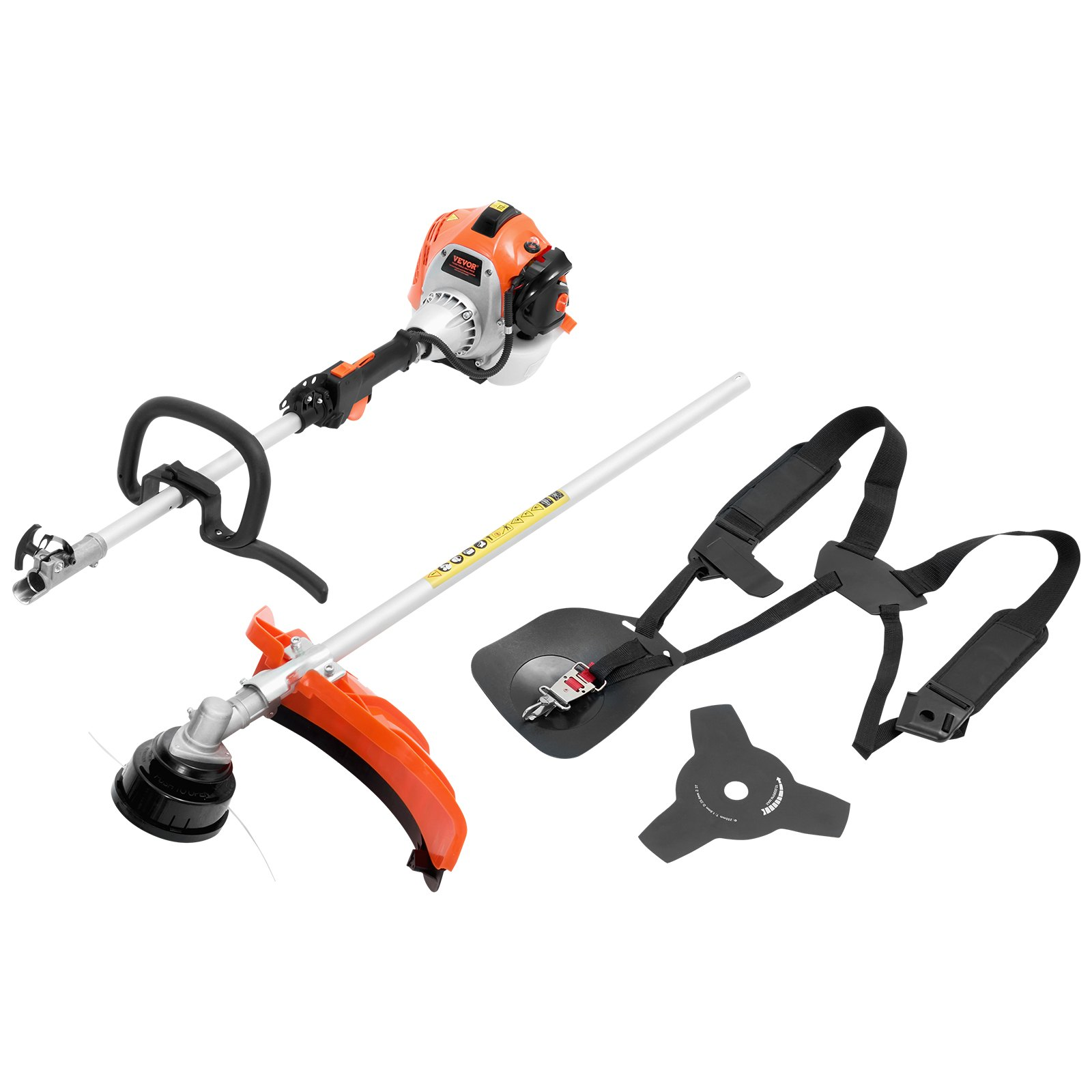 Cordless String Trimmer 16.9" 25.2CC 2-Stroke Gas Powered Grass Trimmer