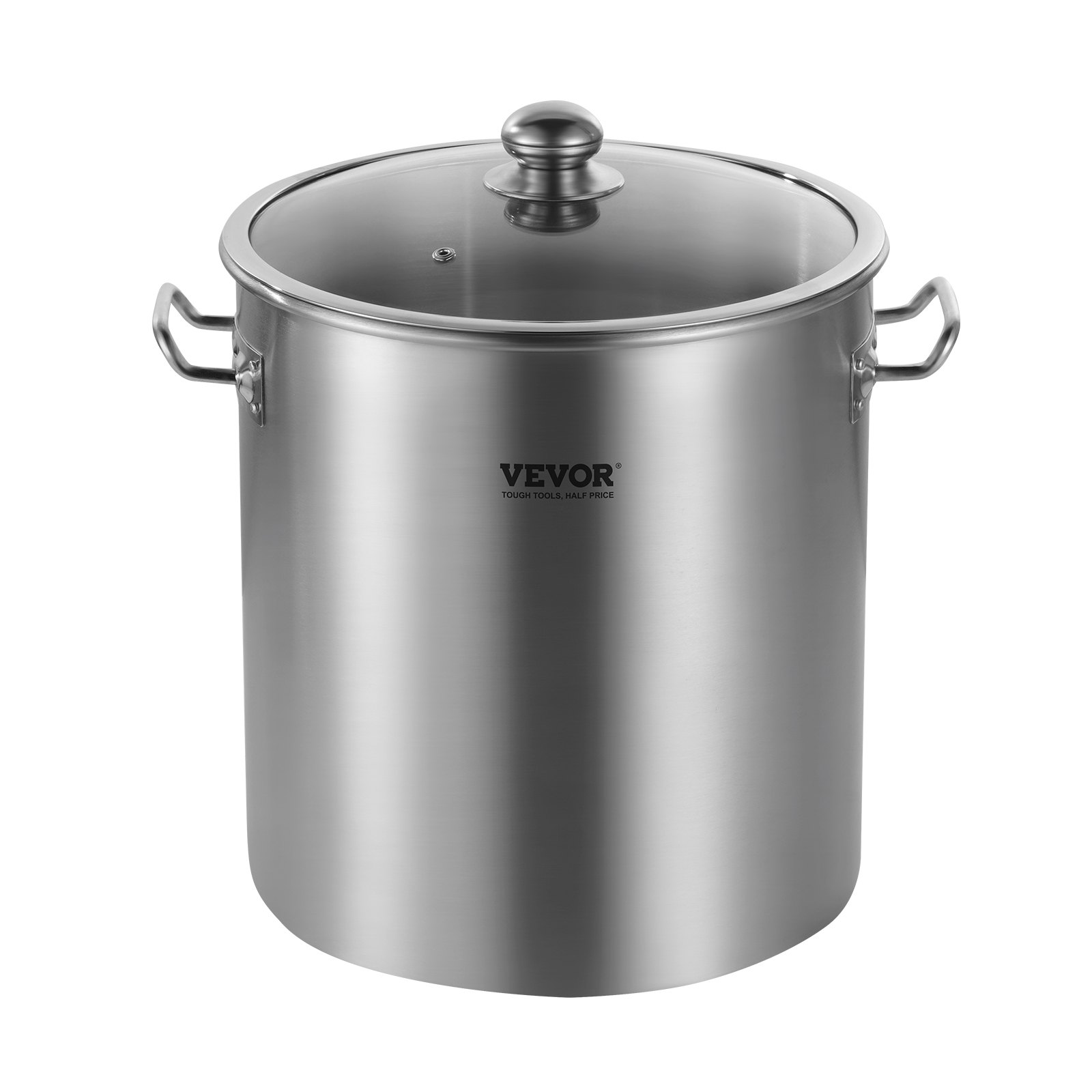 24QT Stainless Steel Stockpot Cooking Kitchen Sauce Pot with Lid Handle