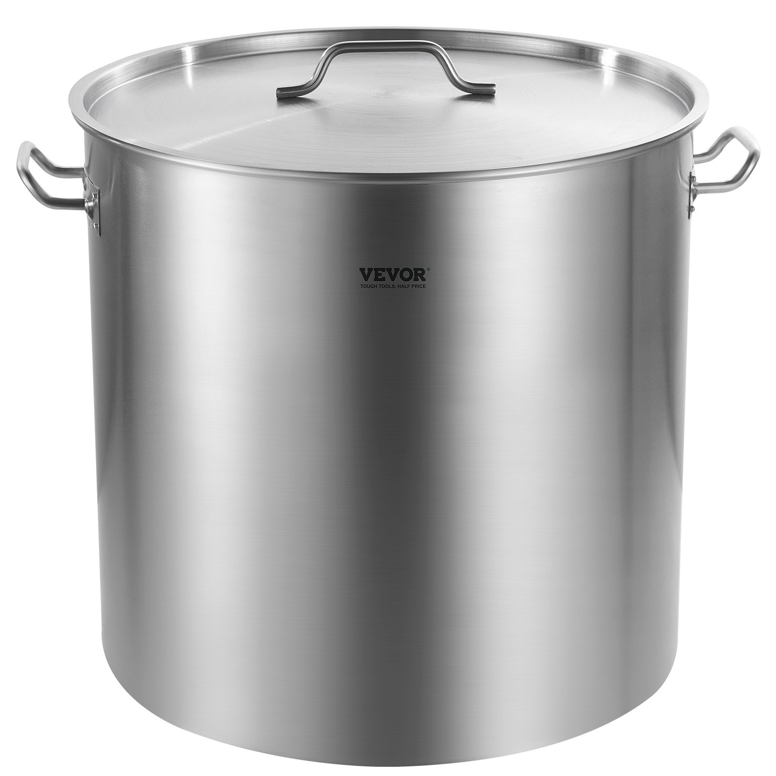 100QT Stainless Steel Stockpot Cooking Kitchen Sauce Pot with Basket Lid Handle