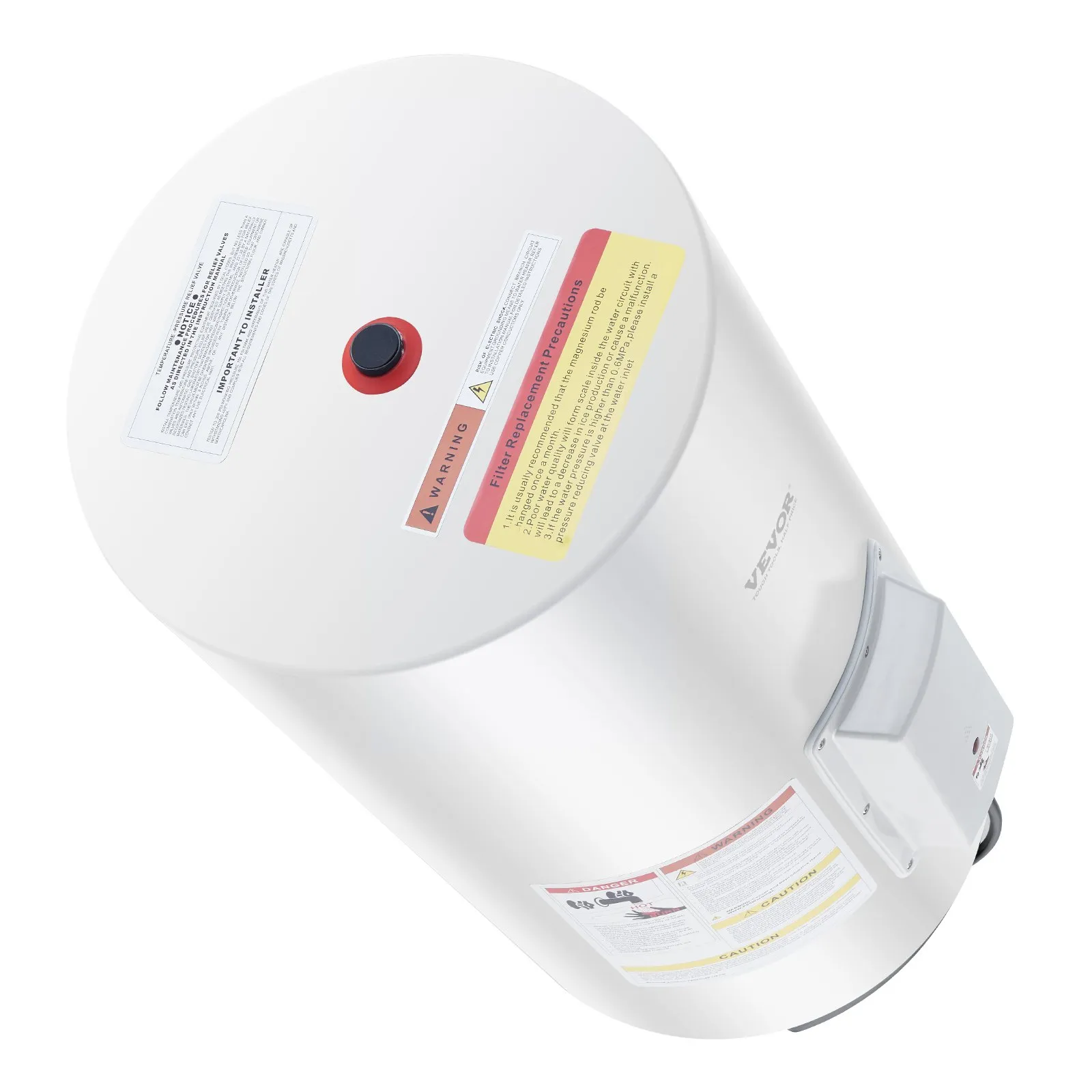 18 Gallon Electric Water Heater Instant Hot 1.6Kw LED Display for Shower