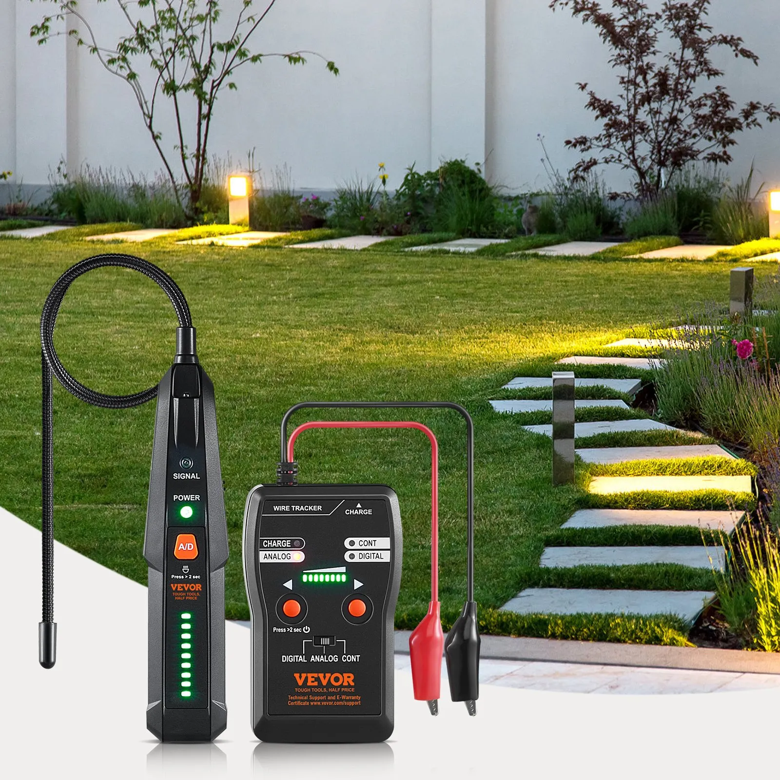 Underground Cable Locator, 6.5FT Depth, 3280FT Length, for Pet Fence/Sprinklers