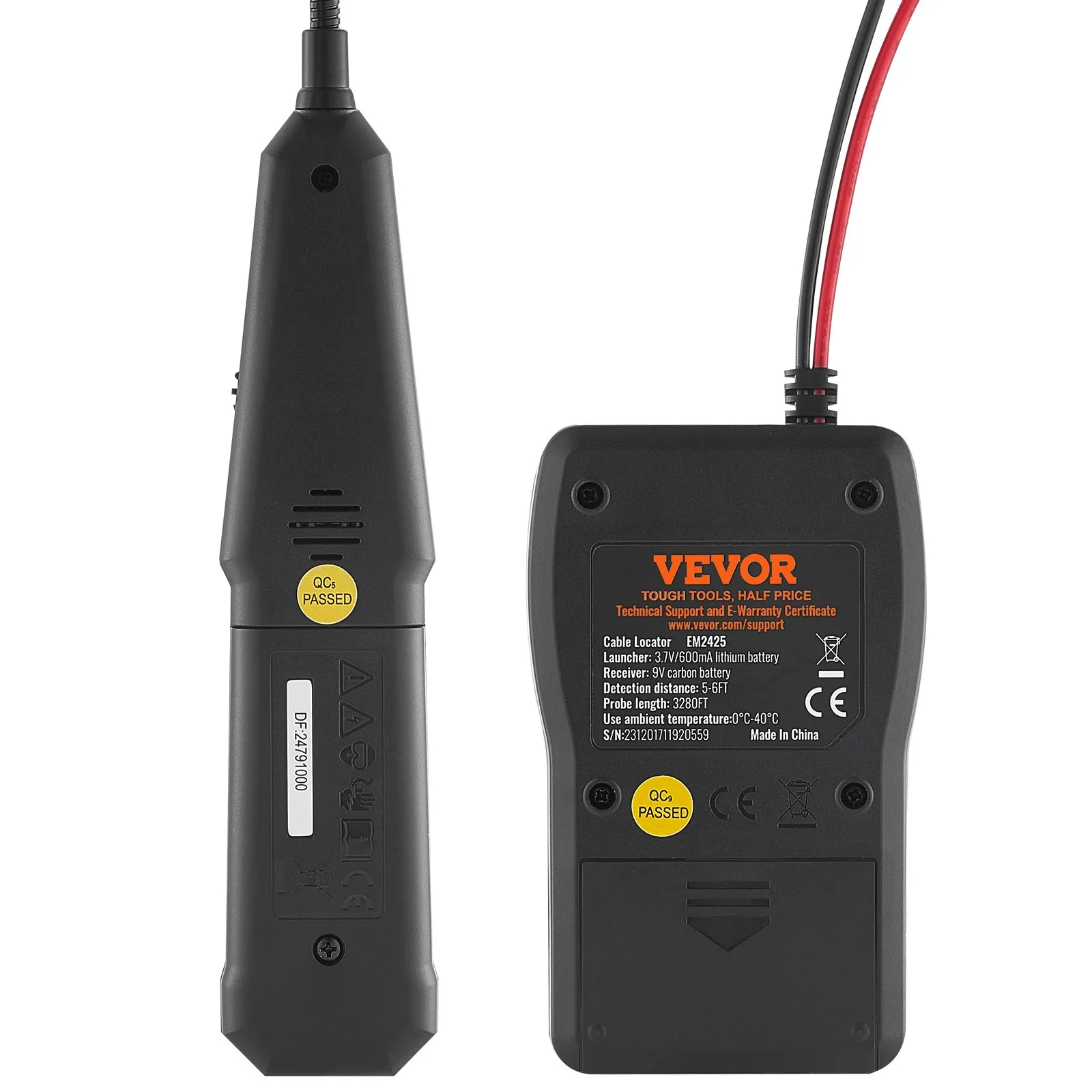 Underground Cable Locator, 6.5FT Depth, 3280FT Length, for Pet Fence/Sprinklers