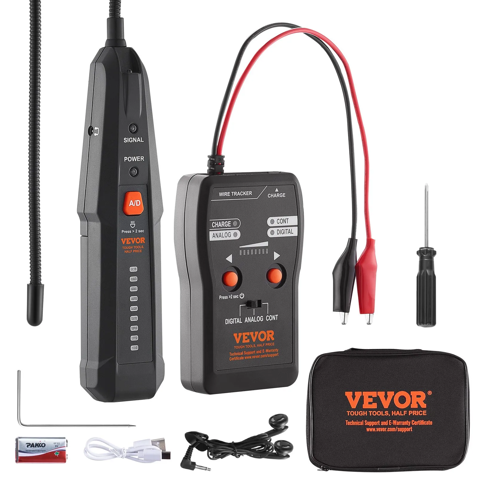 Underground Cable Locator, 6.5FT Depth, 3280FT Length, for Pet Fence/Sprinklers