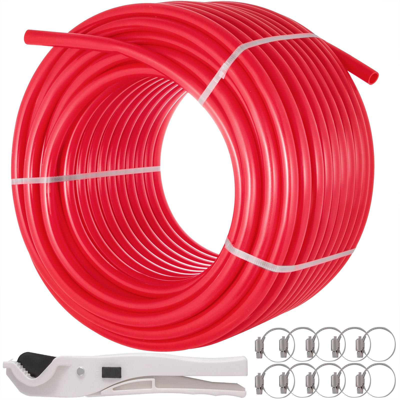 1″ x 300ft Non-Barrier PEX-B Tubing (Red) – Radiant Heat & Plumbing