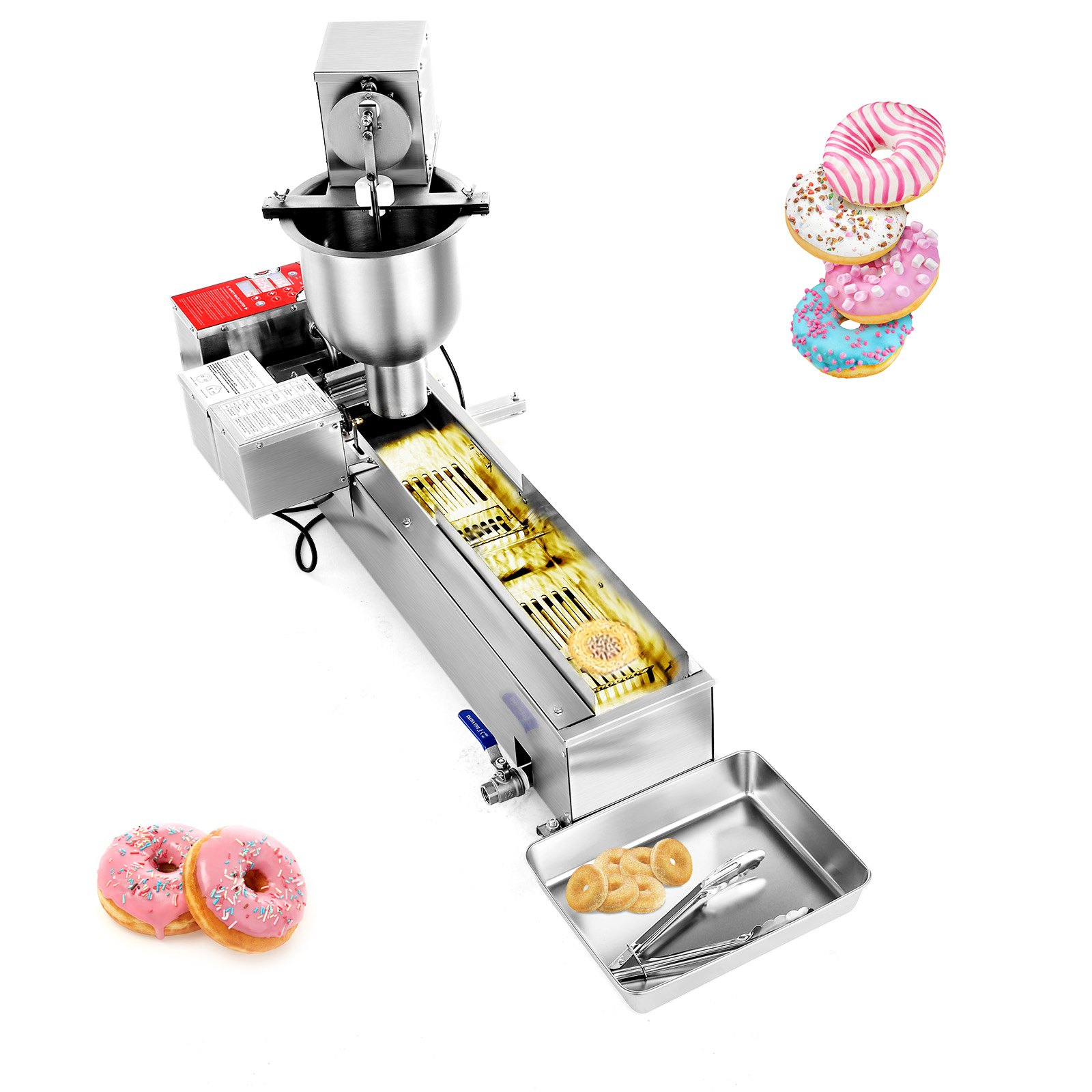 Commercial Automatic Donuts Making Machine Doughnut Maker Single Row 90 PCS/H