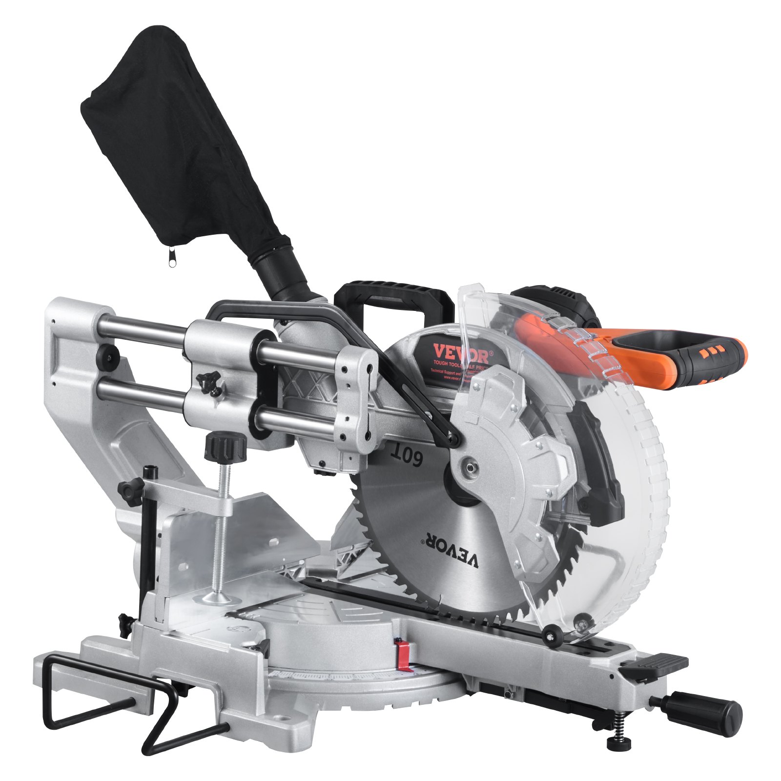 Sliding Compound Miter Saw 12-In Blade 15 Amp Motor Corded Double Bevel 60-Tooth - Picture 12 of 12