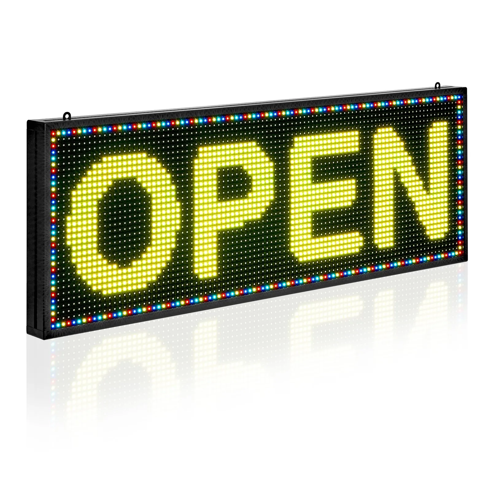 40×14 in Programmable LED Sign Digital Scrolling Display Board P10 Full-color