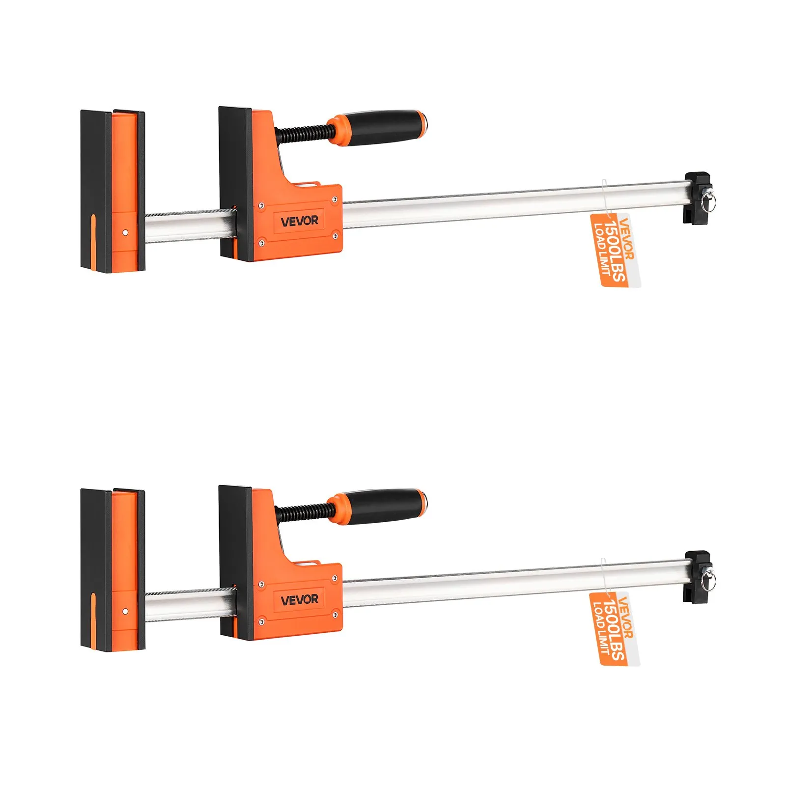 Bar Clamps for Woodworking 2-Pack 24 inch Parallel F Clamp Set Even Pressure - Bild 12 von 12