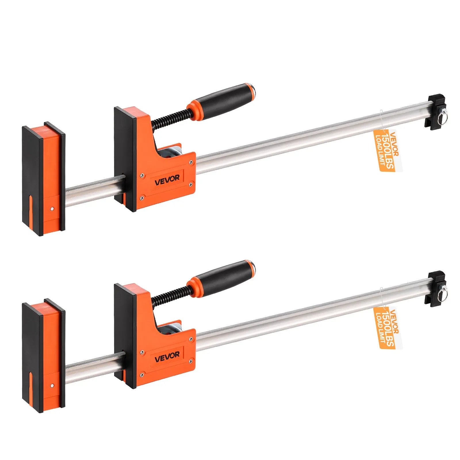 Bar Clamps for Woodworking 2-Pack 24 inch Parallel F Clamp Set Even Pressure - Bild 3 von 12