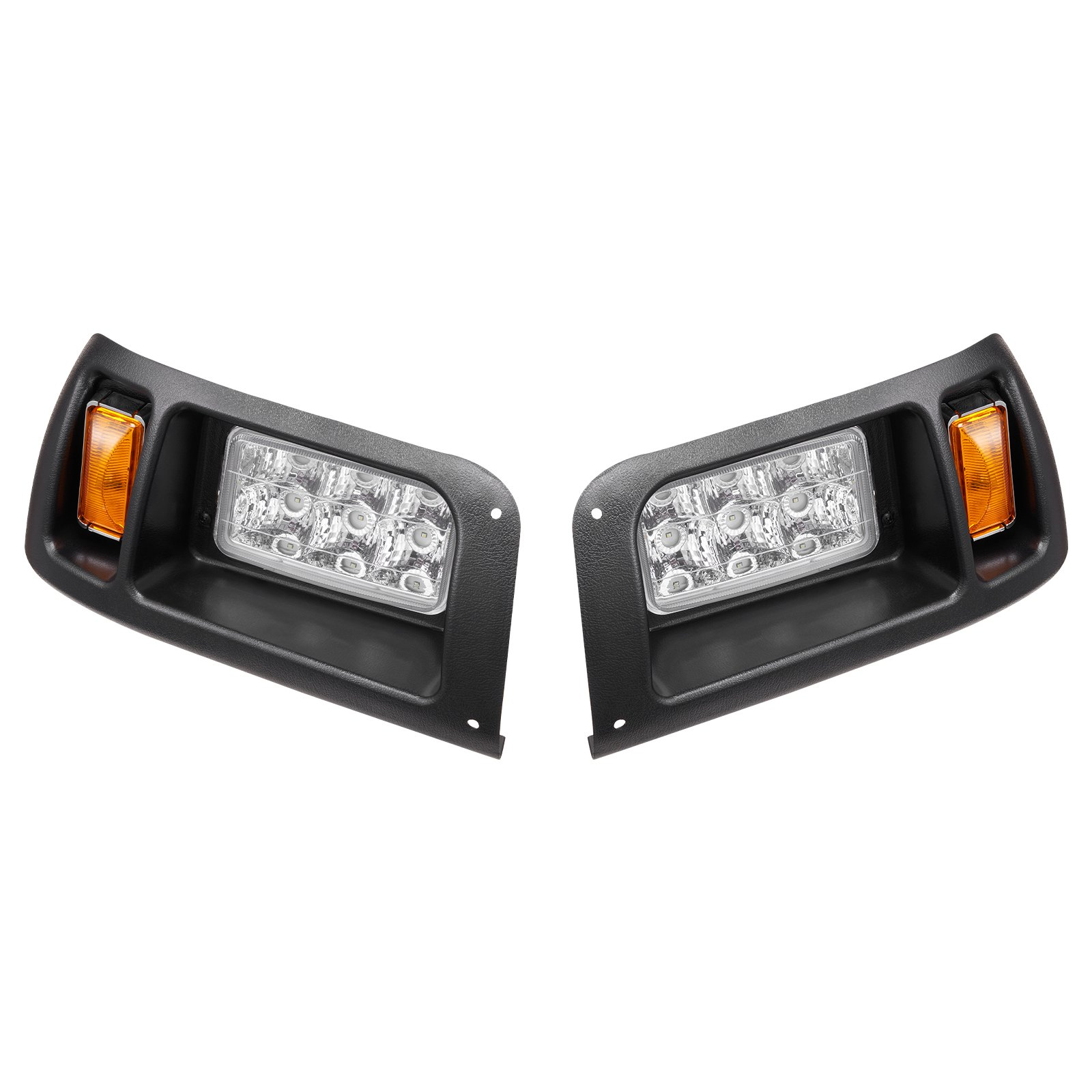 12V Golf Cart LED Headlight Tail Light Kit Legal Street For Club Car DS 1993-Up