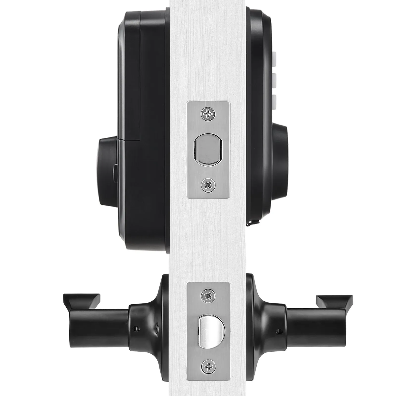 Fingerprint Door Lock with Level Handles Keyless Entry Door Lock Password - Bild 12 von 12