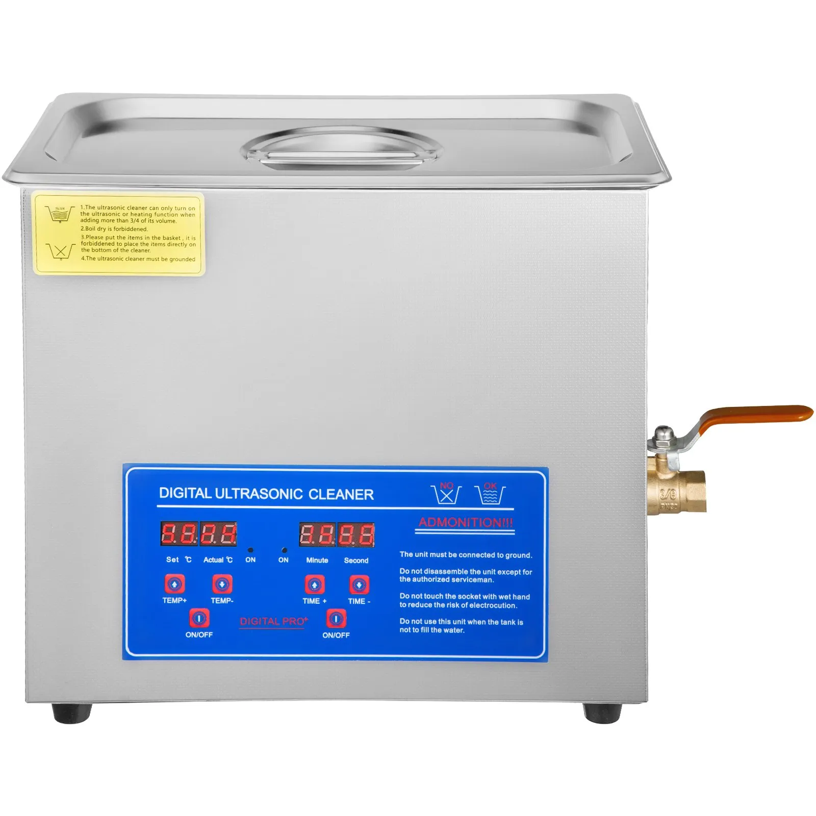 6L Ultrasonic Vinyl Record Cleaner 8 Records 7-12" Cleaning Machine 180W - Bild 12 von 12