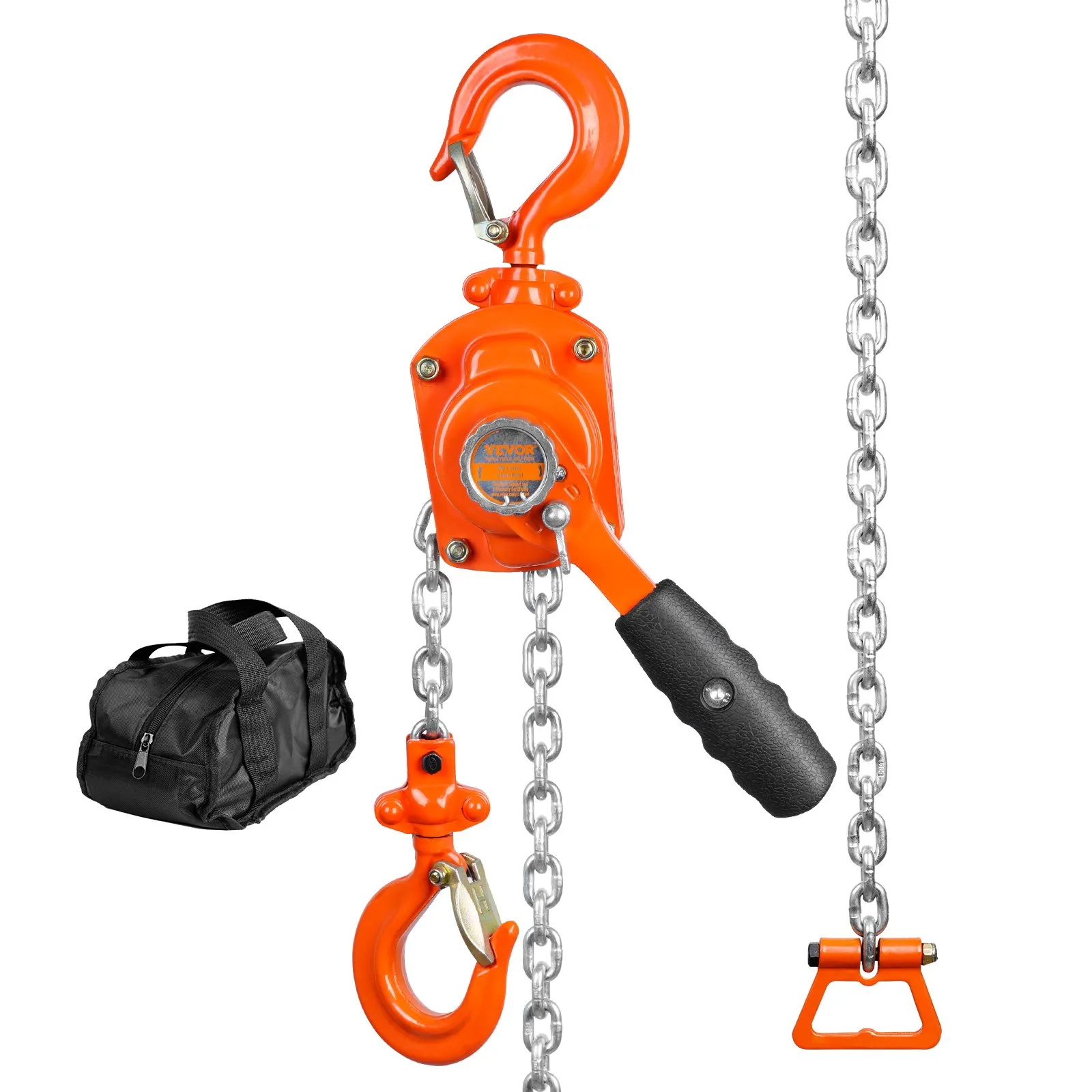 Anbull Mini Lever Chain Hoist - 1100 LB Capacity, 10 FT Chain, Ultra-Light For Easy Lifting