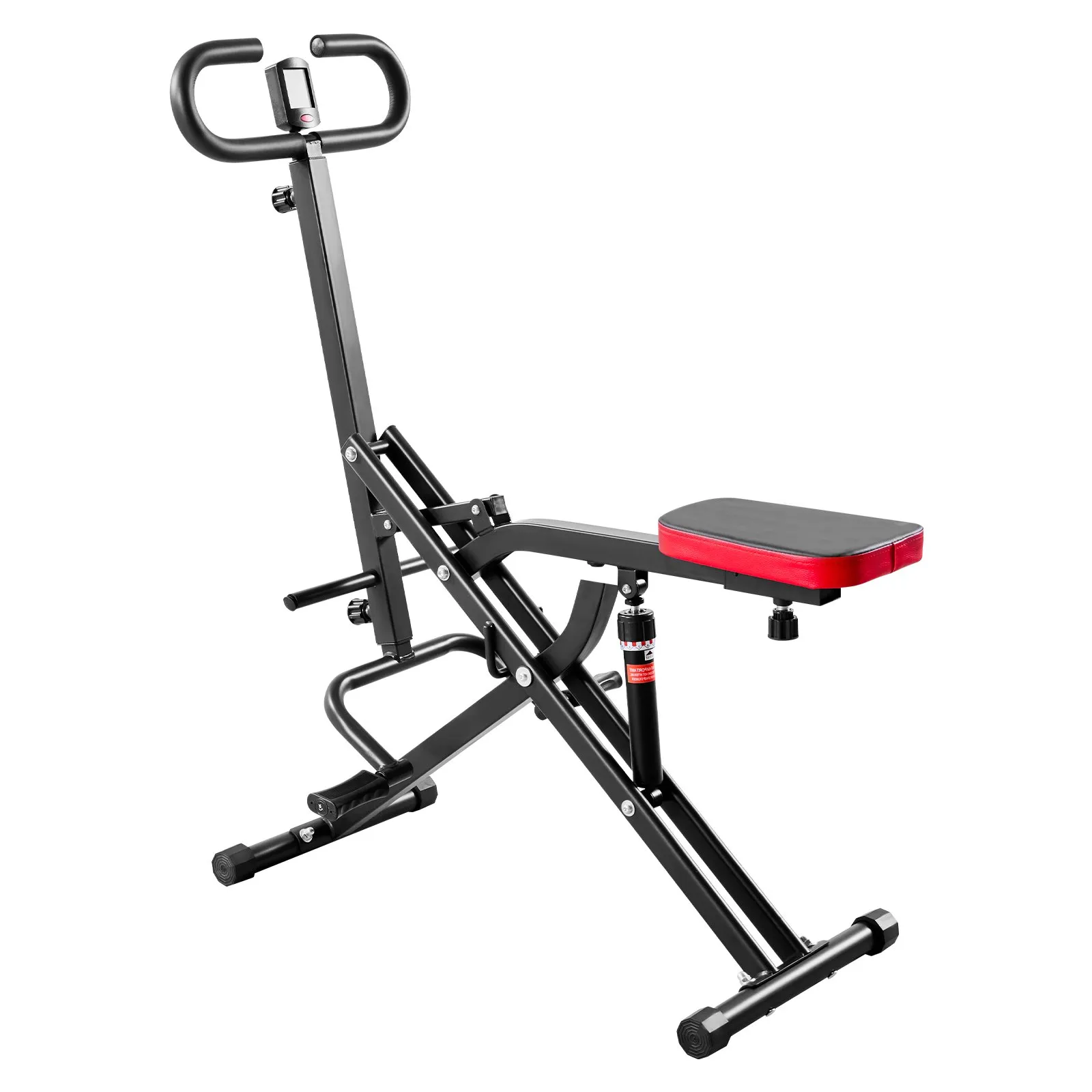 Deep Squat Machine Glute Trainer Rowing Exercise Equipment 12-Level Foldable