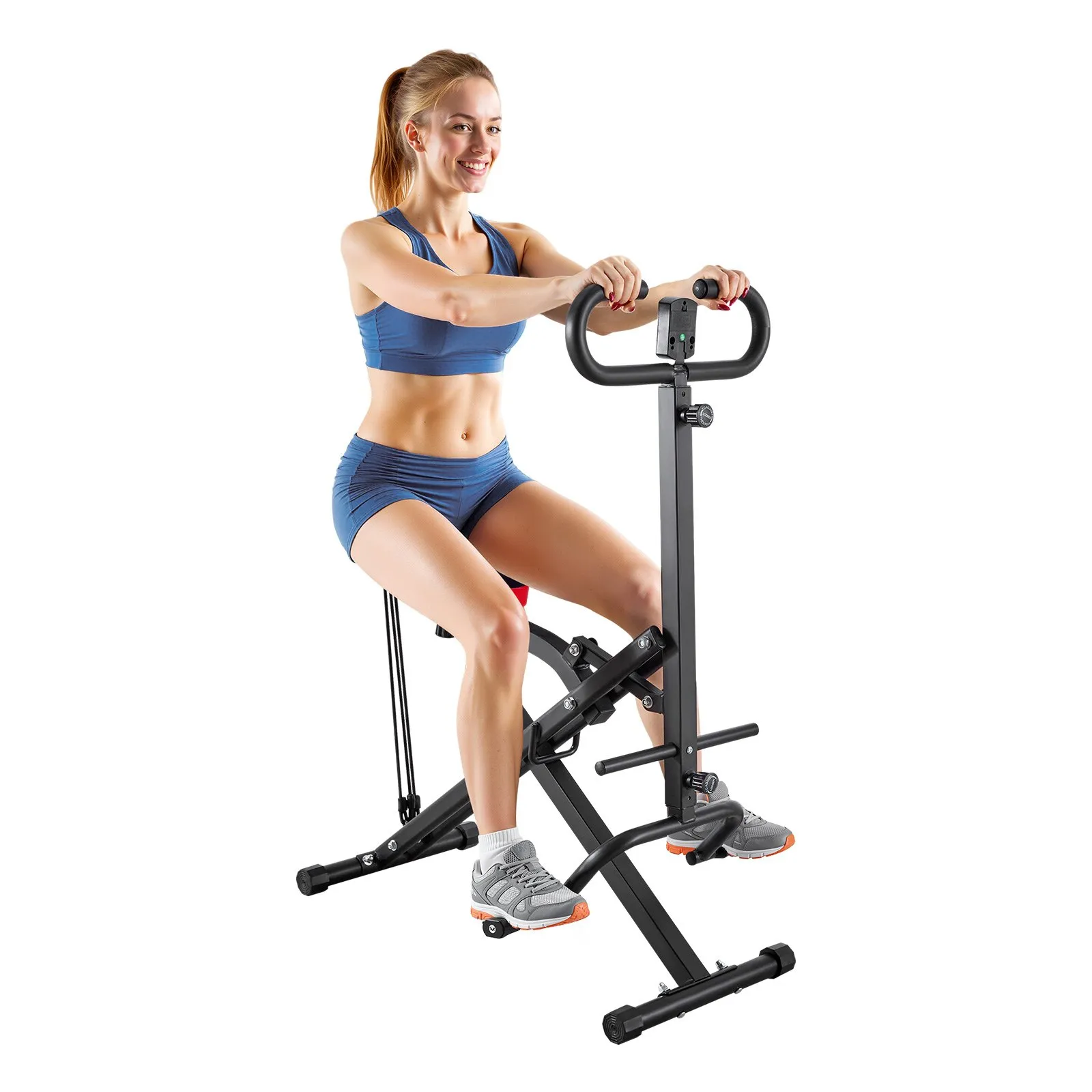 Deep Squat Machine Glute Trainer Rowing Exercise Equipment Foldable Home G 106