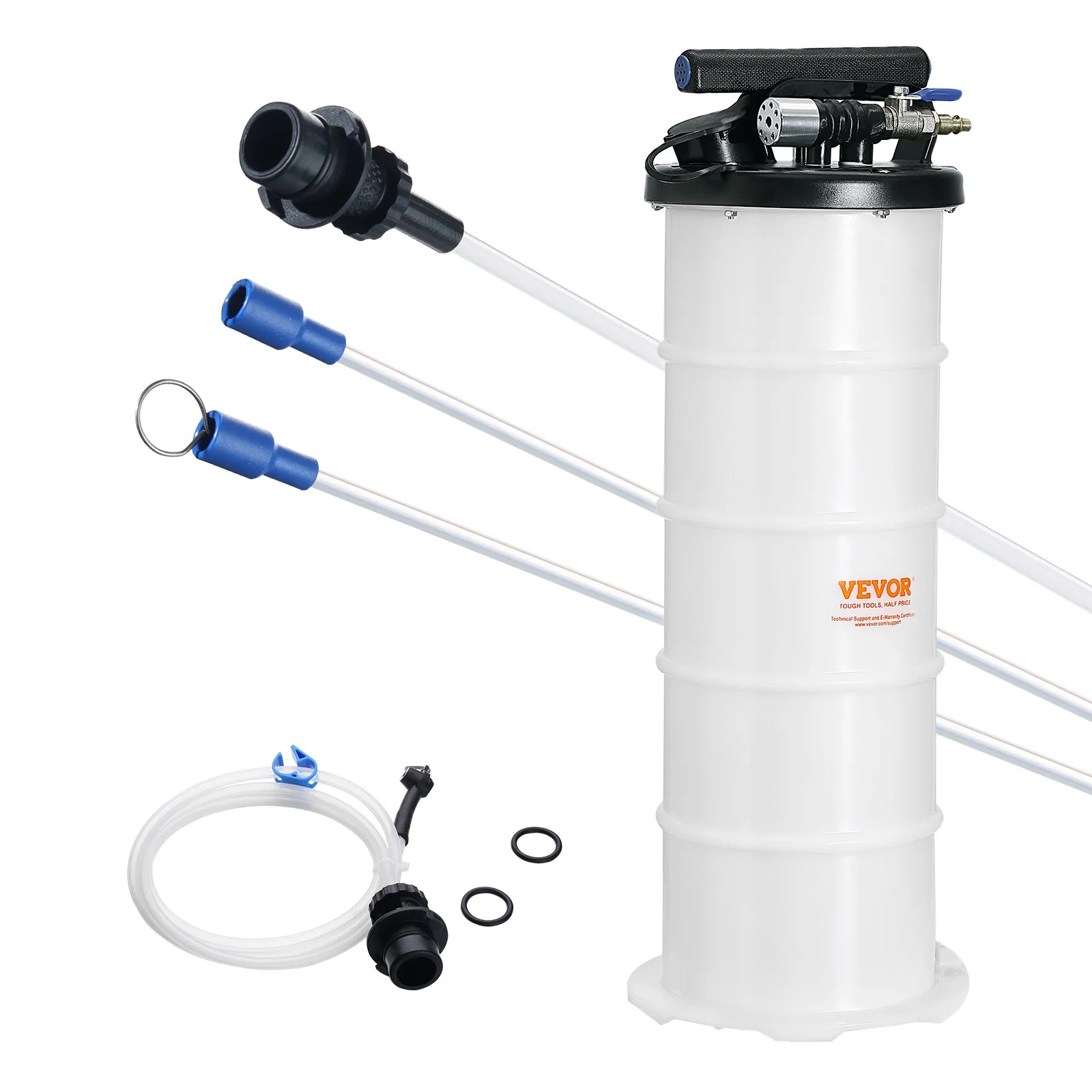 6.5L Fluid Extractor Pneumatic/Manual Oil Changer Vacuum Pump Kit