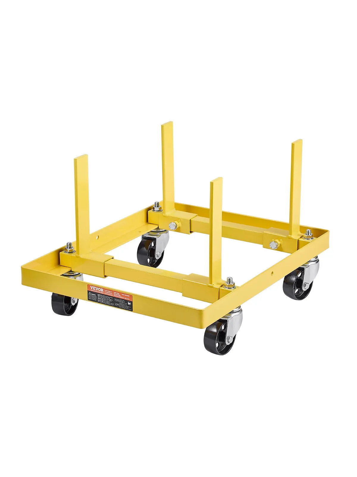 750LB Engine Stand Adjustable Motor Stand w/ Casters & Ratchet Straps