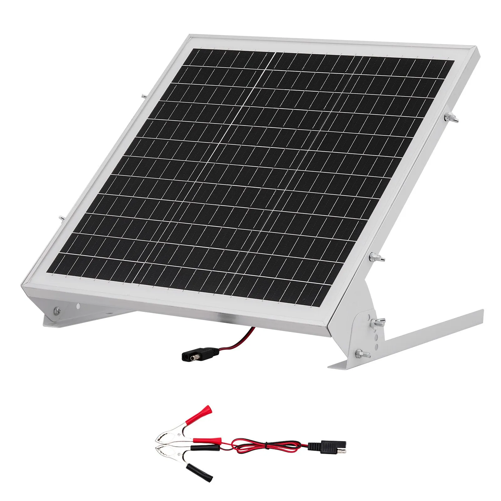 20W 12V Solar Battery Trickle Charger Maintainer w/ MPPT IP65